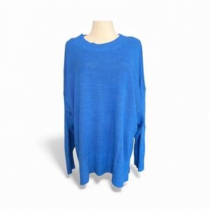 💙 EUC SONOMA Cobalt Blue Long Sleeve Sweater | Sz 1X